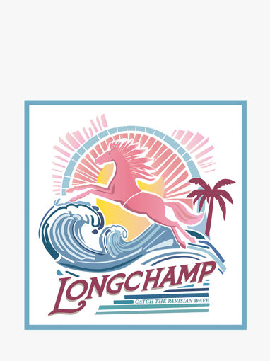 Longchamp Soie gots Sjaal Wit